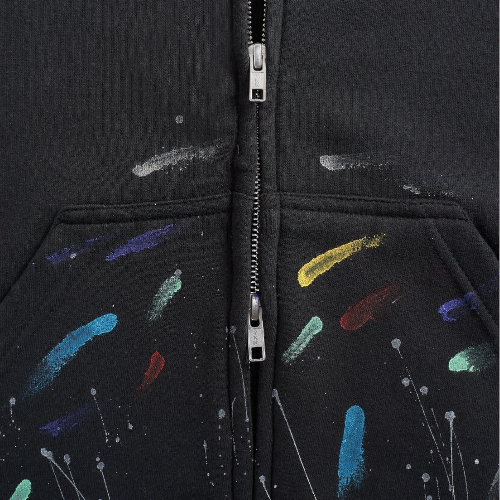 TS9505FZ | PAINT DRIPS FULL ZIP HOODIES