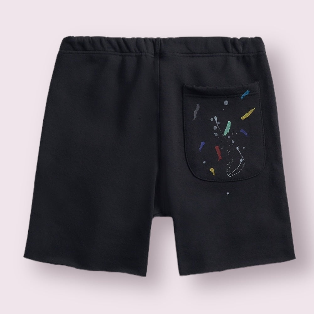 TS9502 | PAINT DRIPS SHORTS