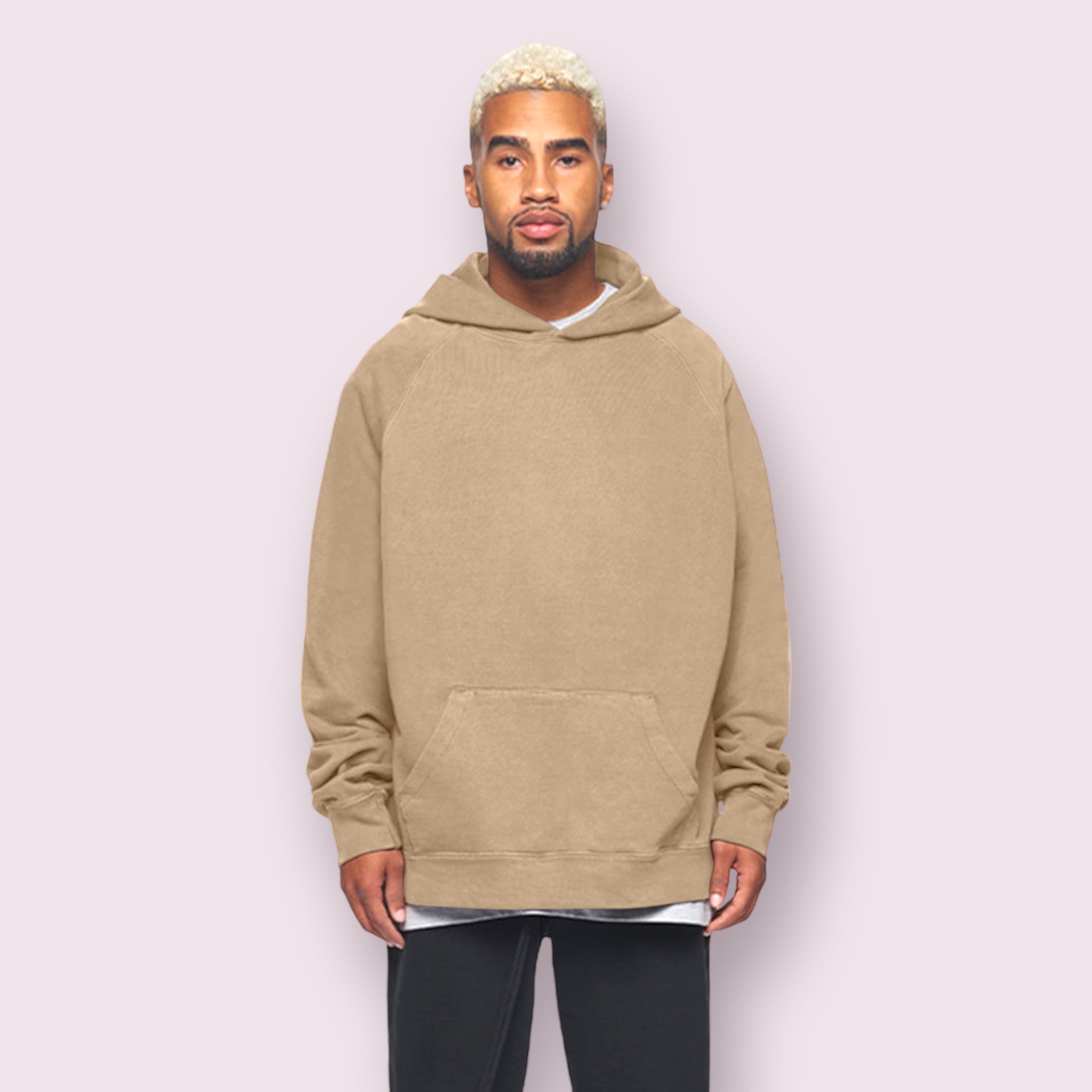 TS14000FT | Max Weight Hoodies Pigment Dyed Black / 2XL