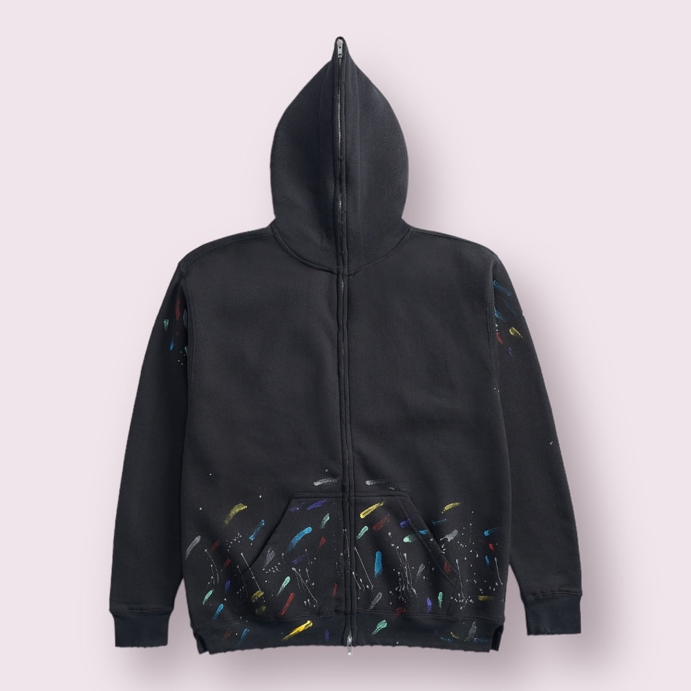 TS9505FZ | PAINT DRIPS FULL ZIP HOODIES