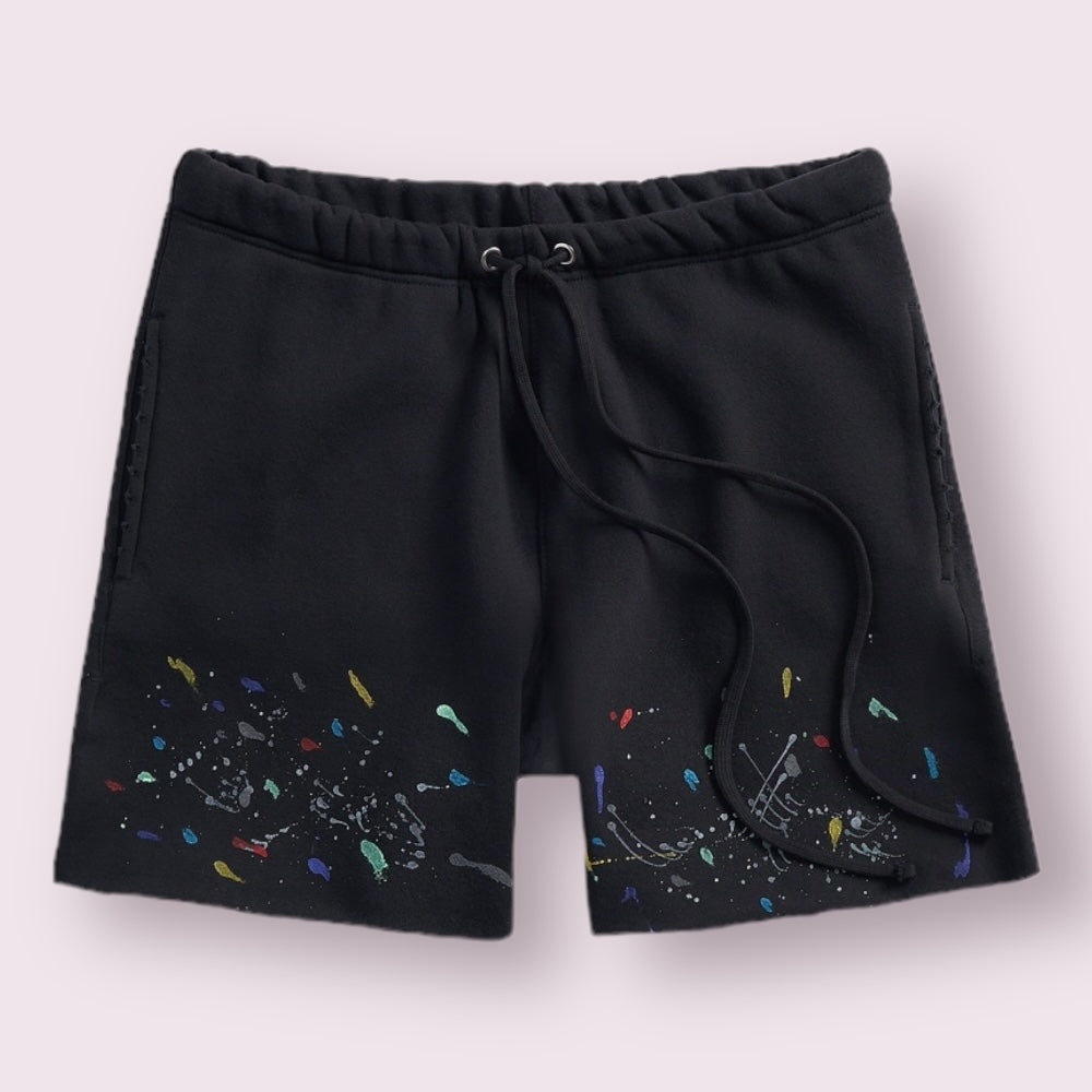 TS9502 | PAINT DRIPS SHORTS