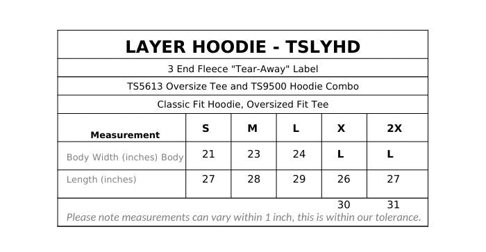 TSLYHD  HEAVYWEIGHT LAYERED HOODIES – Tee Styled