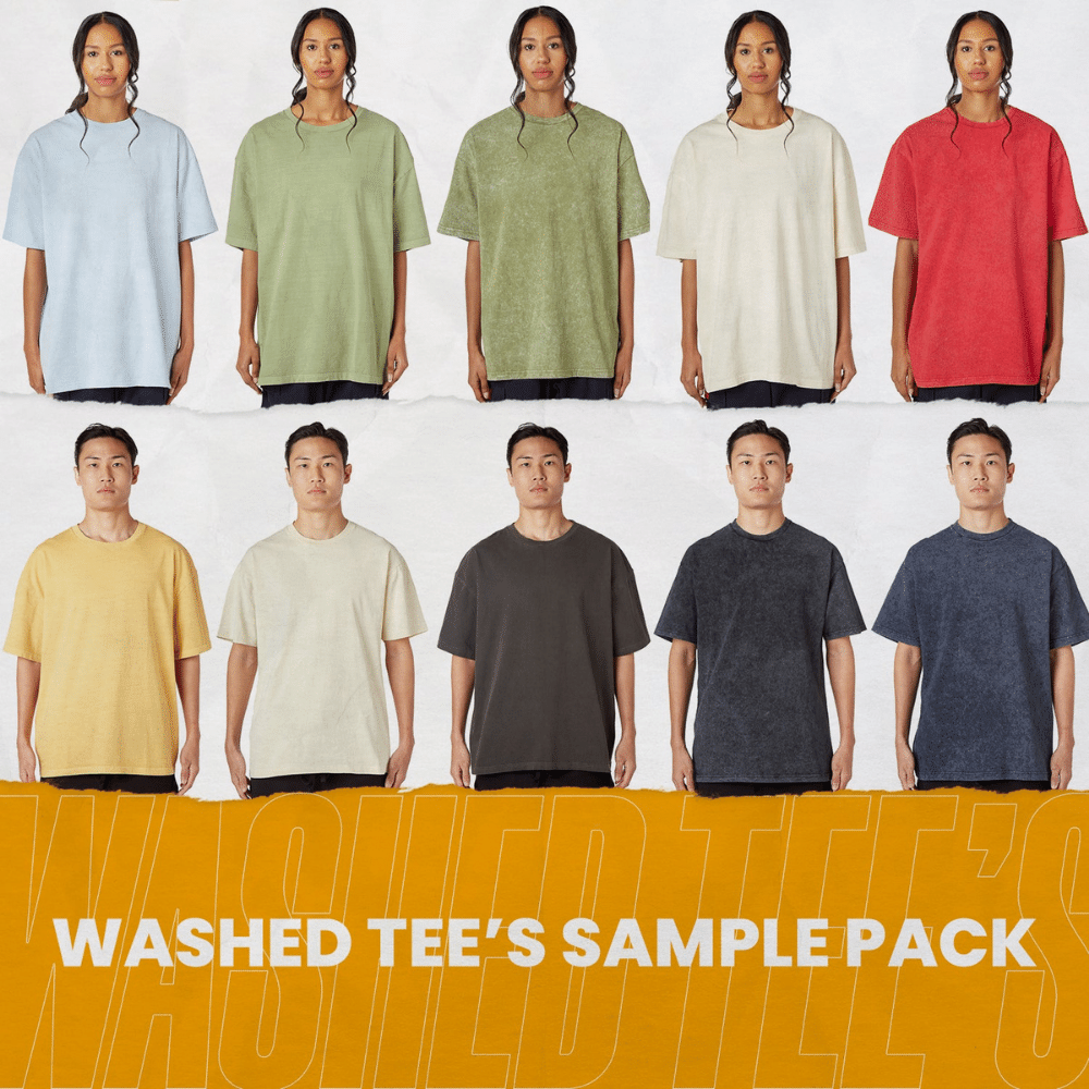 WASHED T-SHIRTS | SAMPLE PACK