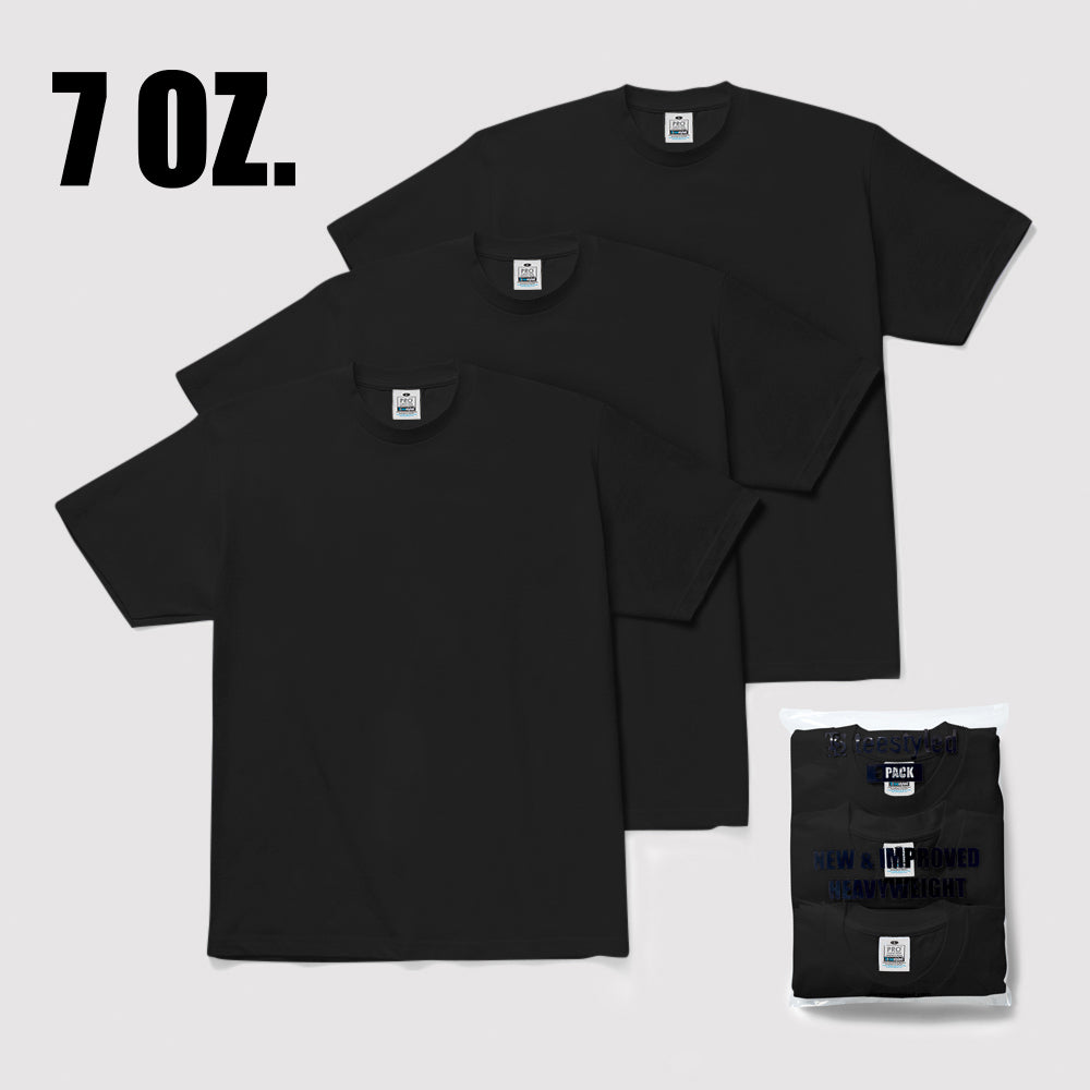 3-PACK | 7 OZ. PRO WEIGHT T-SHIRTS