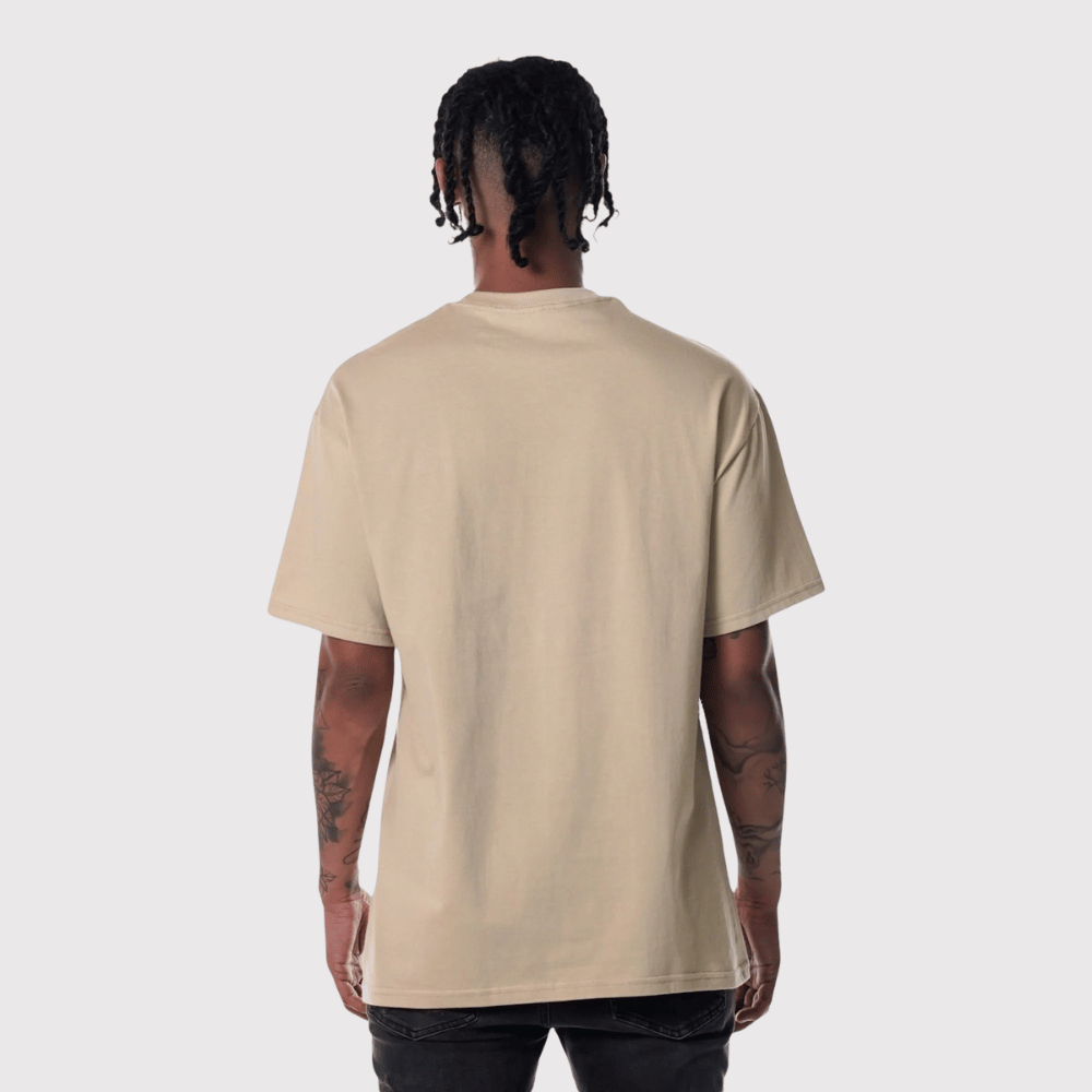 Off white t shirt brown Clearance