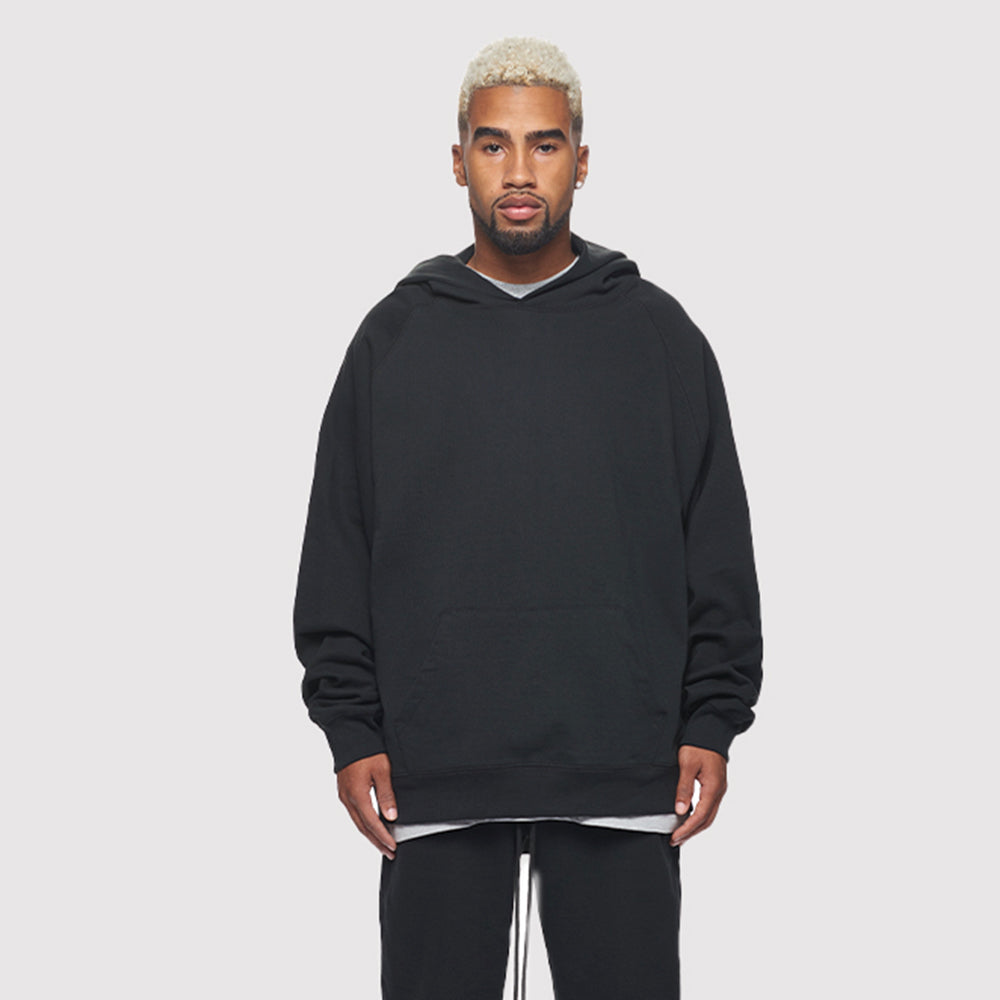 Flex Hoodie - Black Heavy French Terry