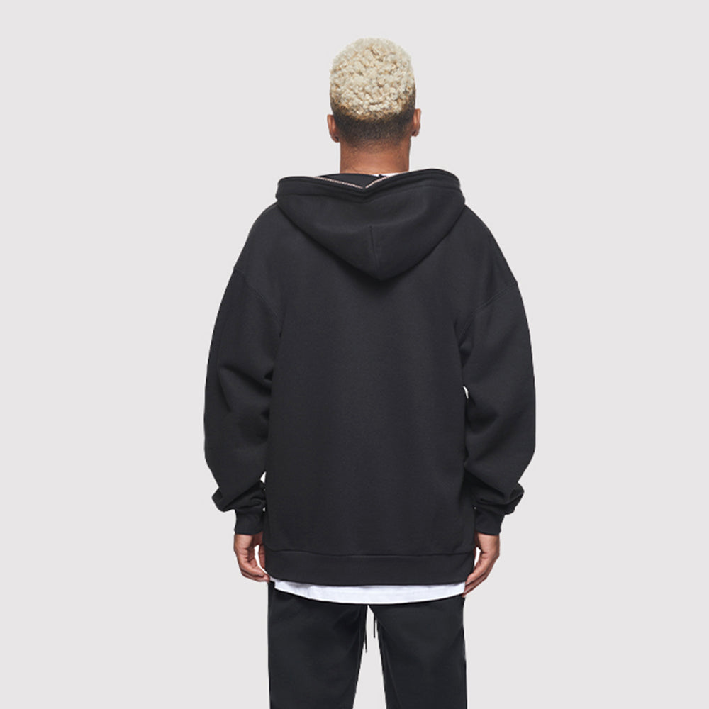 TS9505FZ HEAVYWEIGHT YKK FULL ZIP HOODIES Tee Styled