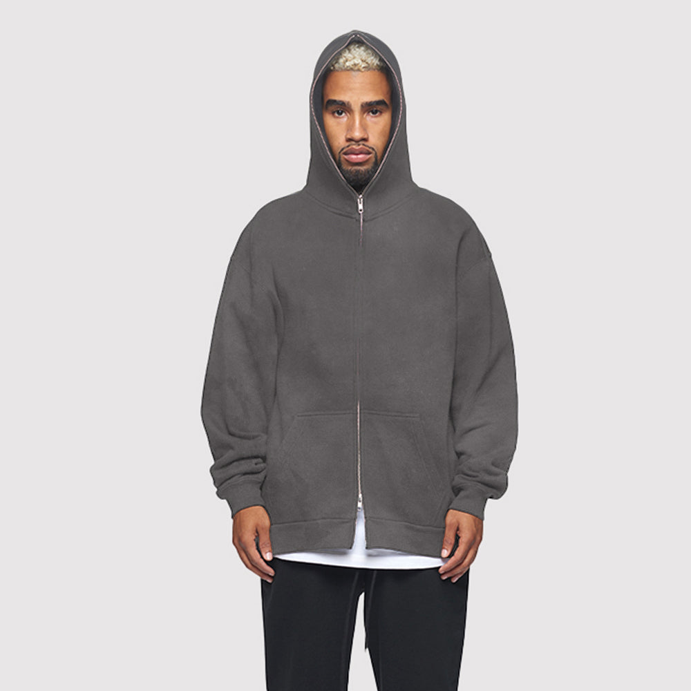 TS9505FZ HEAVYWEIGHT YKK FULL ZIP HOODIES Tee Styled